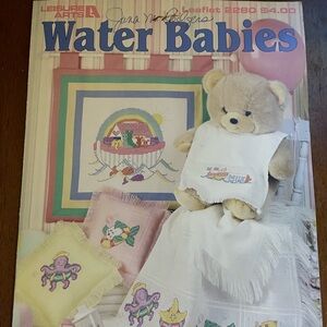 Cross stitch pattern book “water babies” by leisure arts